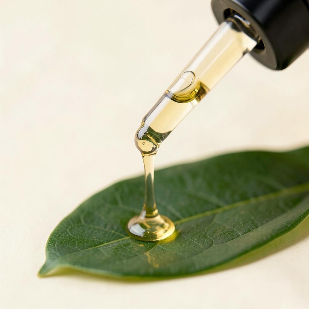 Sérum regenerativo com exossomos aplicado gota a gota